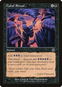 MTG Torment Cabal Ritual