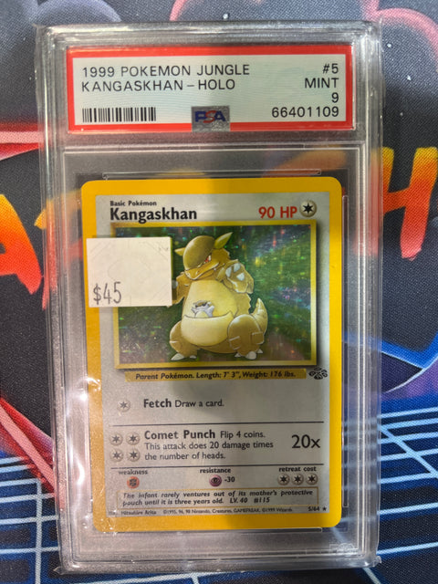 1999 Pokemon Jungle #5 Kangaskhan - Holo Mint 9