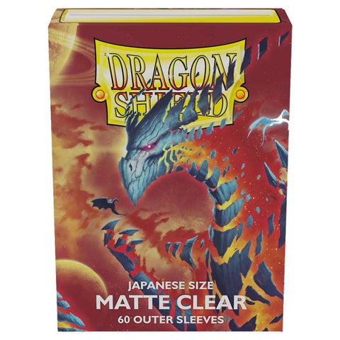 Dragon Shield Japanese Size Matte Clear Outer Sleeves