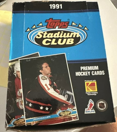 1991 Topps Stadium Club Hockey Hobby Box