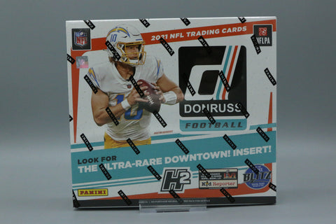 2021 Panini Donruss Football H2 Hobby Hybrid Box