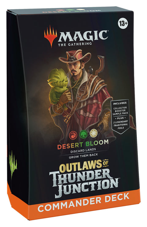 Magic: The Gathering - Outlaws of Thunder Junction Commander Deck - Desert Bloom