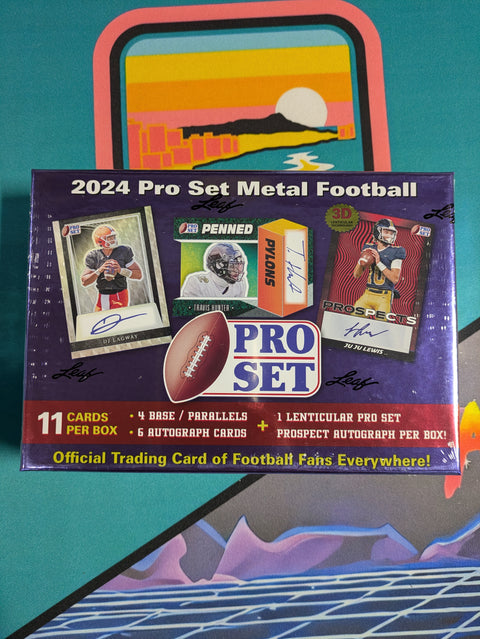 2024 Leaf Pro Set Metal Football box