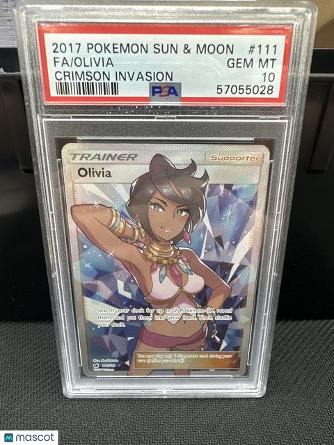 2017 Doctor Who Monster Invasion TCG Olivia Fa #111 PSA 10