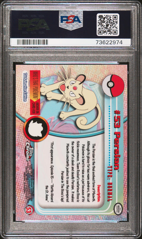 2000 PokéMon TCG Persian #53 PSA 10