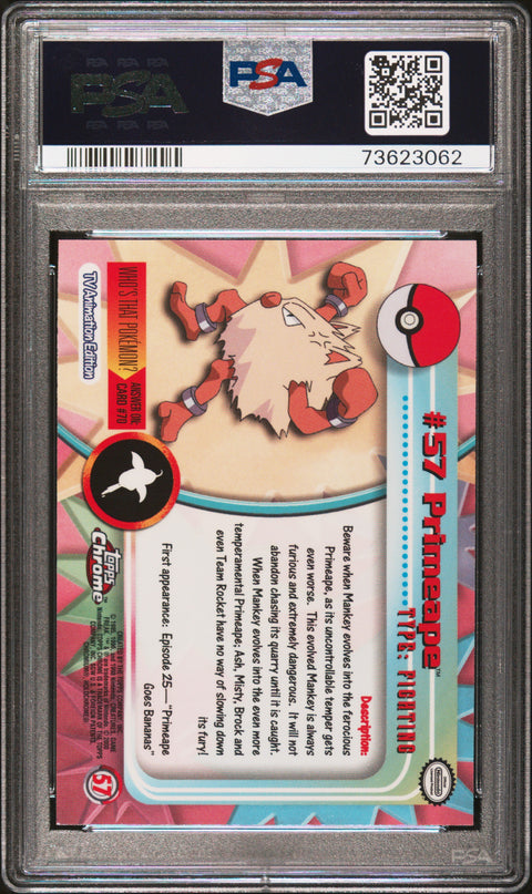 2000 PokéMon TCG Primeape #57 PSA 10