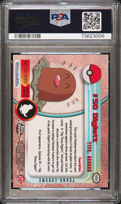 2000 PokéMon TCG Diglett #50 PSA 9