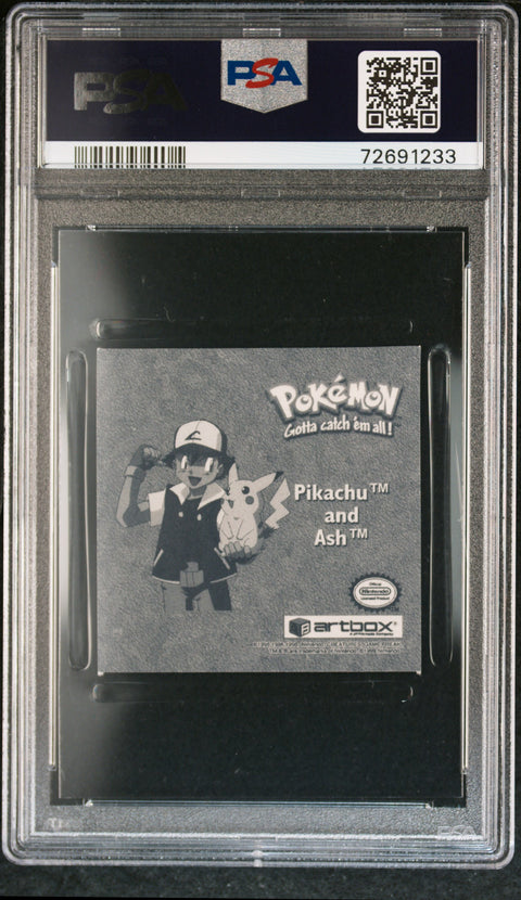 1999 PokéMon TCG Pikachu & Ash #PR11 Serbian PSA 8