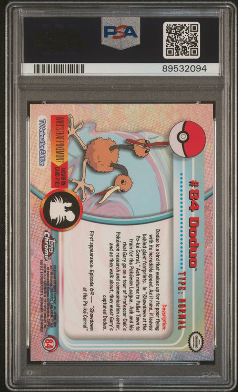 2000 PokéMon TCG Doduo #84 PSA 10