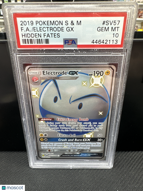 2019 PokéMon TCG Electrode GX Fa #SV57 Mongolian PSA 10