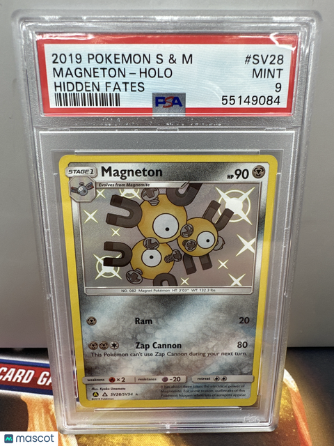 2019 PokéMon TCG Magneton #SV28 Mongolian PSA 9