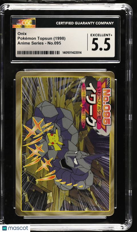 1998 Pokémon TCG Onix #095 Japanese CGC 5.5