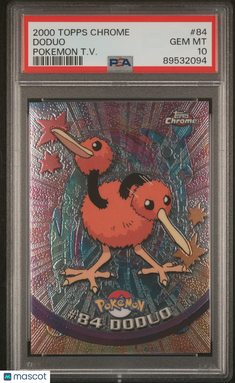 2000 PokéMon TCG Doduo #84 PSA 10