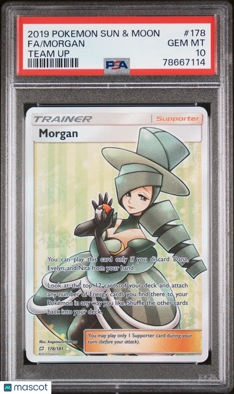 2019 PokéMon TCG Fa #178 Mongolian PSA 10