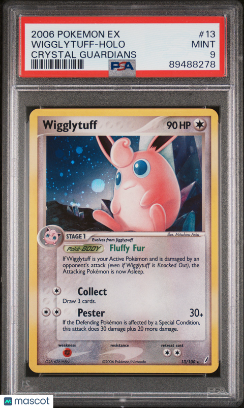 2006 Guardians CCG Wigglytuff #13 PSA 9