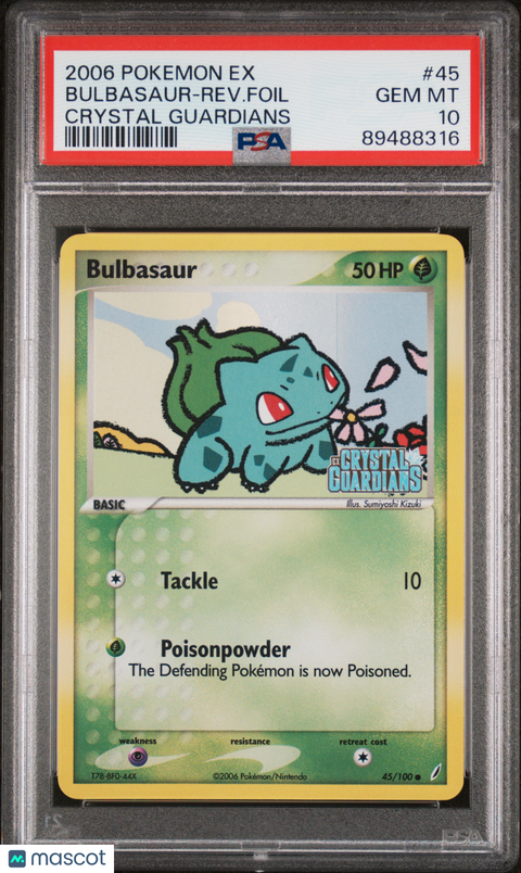 2006 Guardians CCG Bulbasaur-Rev. Foil #45 PSA 10