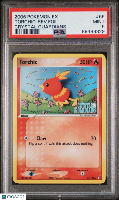 2006 Guardians CCG Torchic-Rev. Foil #65 PSA 9