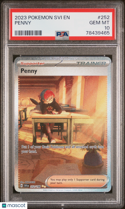 2023 PokéMon TCG Penny #252 PSA 10