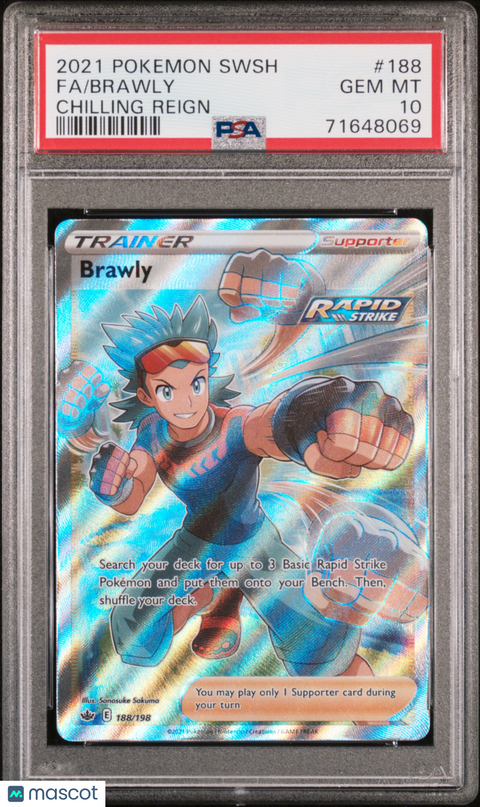 2021 PokéMon TCG Fa #188 PSA 10