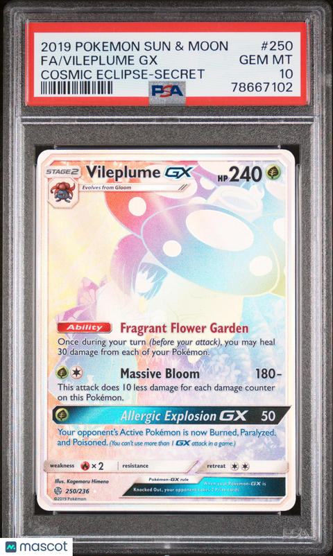 2019 PokéMon TCG Fa #250 PSA 10