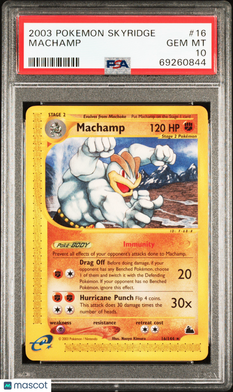 2003 PokéMon TCG Machamp #16 PSA 10