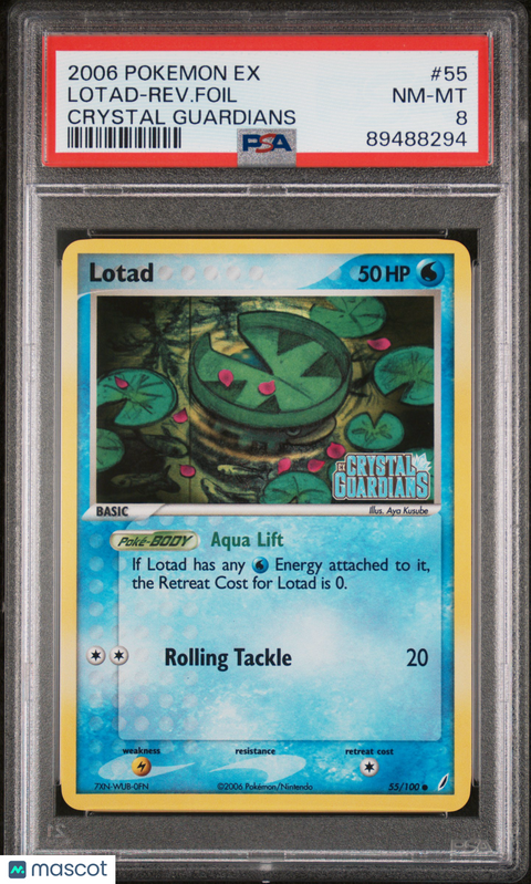 2006 Guardians CCG Lotad-Rev. Foil #55 PSA 8