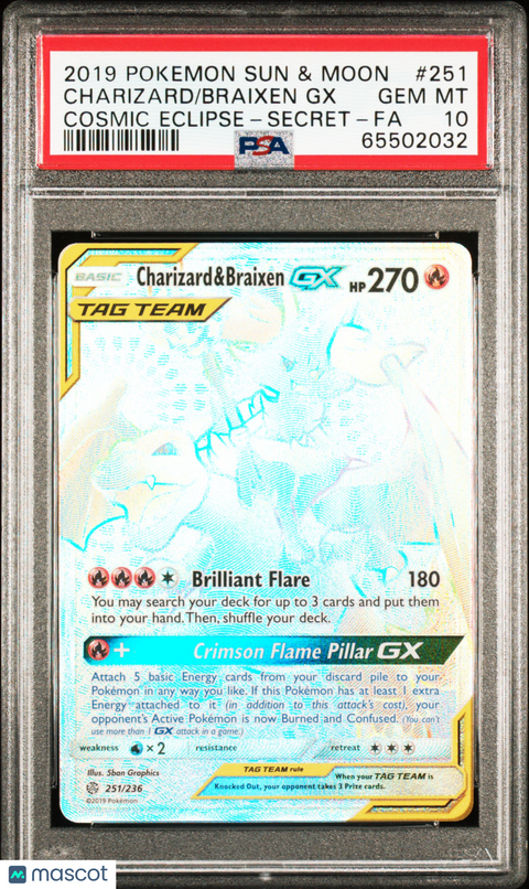 2019 PokéMon TCG Charizard #251 PSA 10