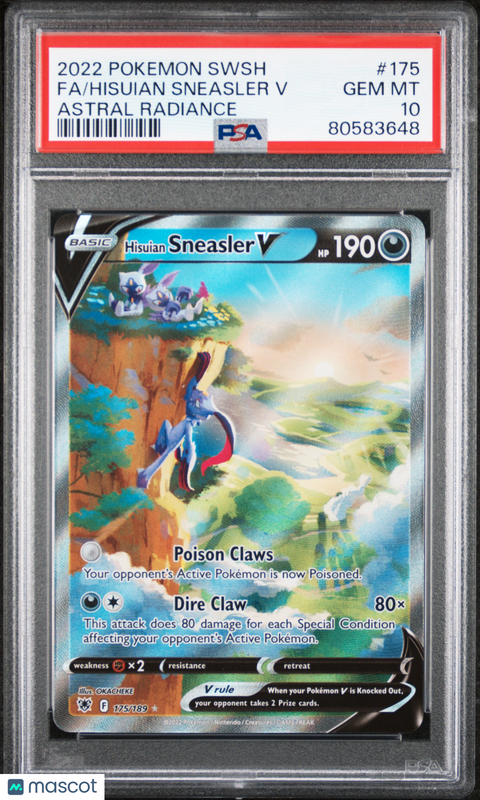 2022 PokéMon TCG Fa #175 PSA 10