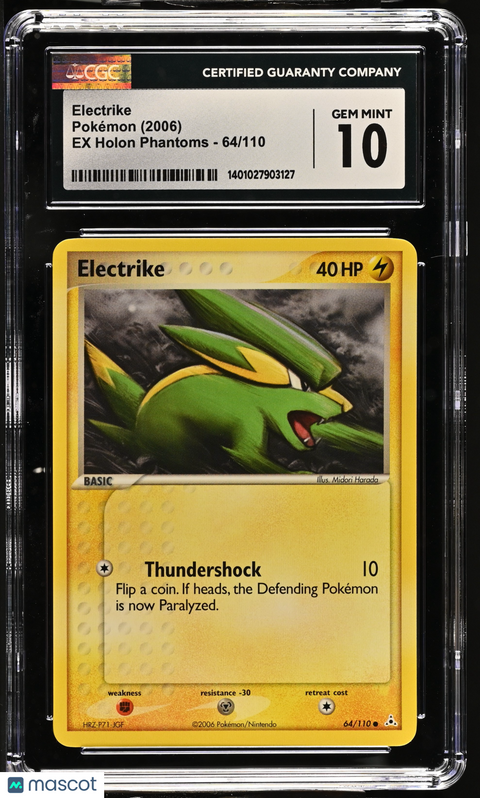 2006 Pokémon Electrike #64/110 English CGC 10