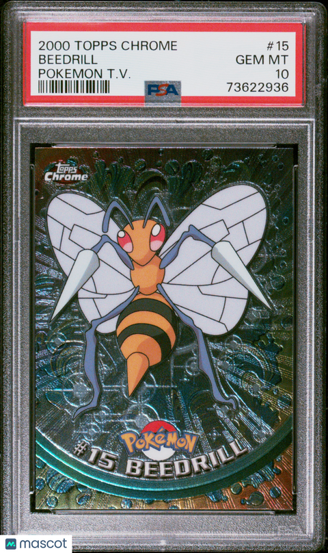 2000 PokéMon TCG Beedrill #15 PSA 10