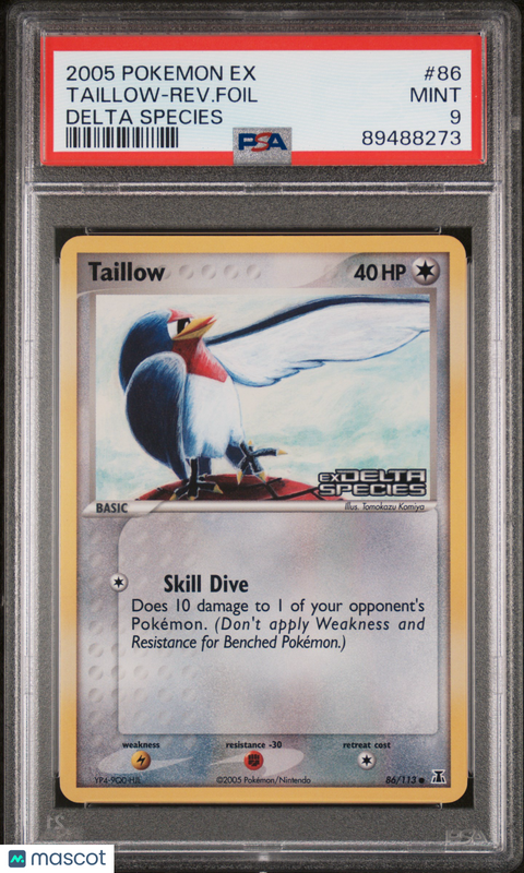 2005 PokéMon TCG Taillow-Rev. Foil #86 PSA 9