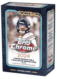 2024 NFL Topps chrome Football Blaster Box